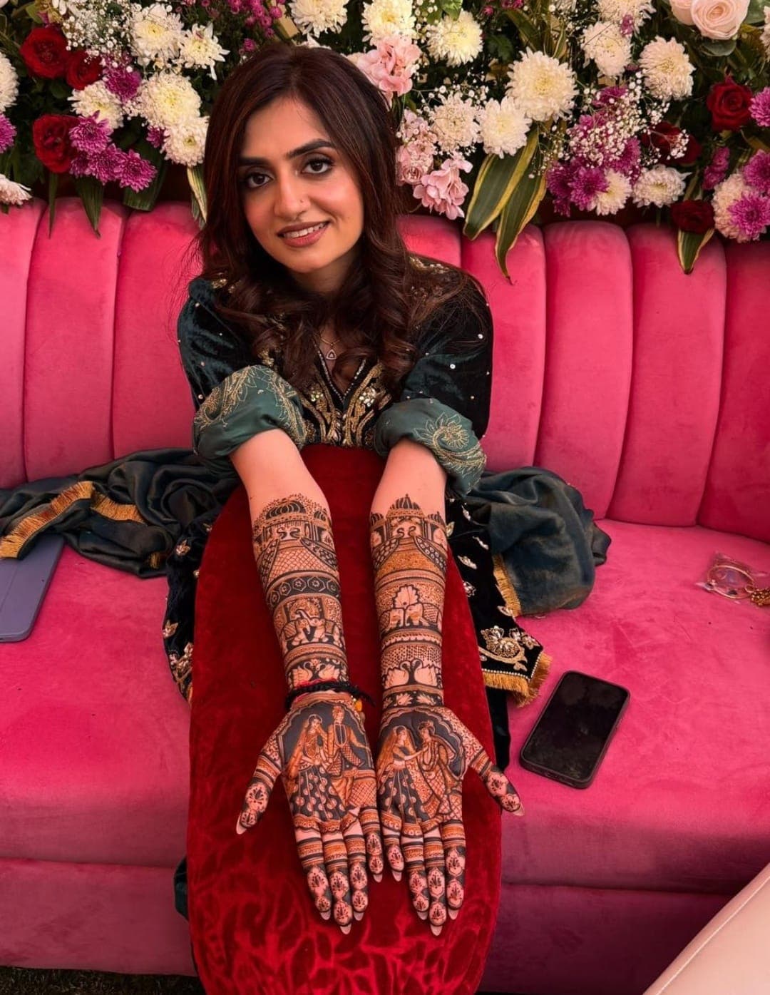 Engagement & Wedding Design by Rishi Mehndi Art