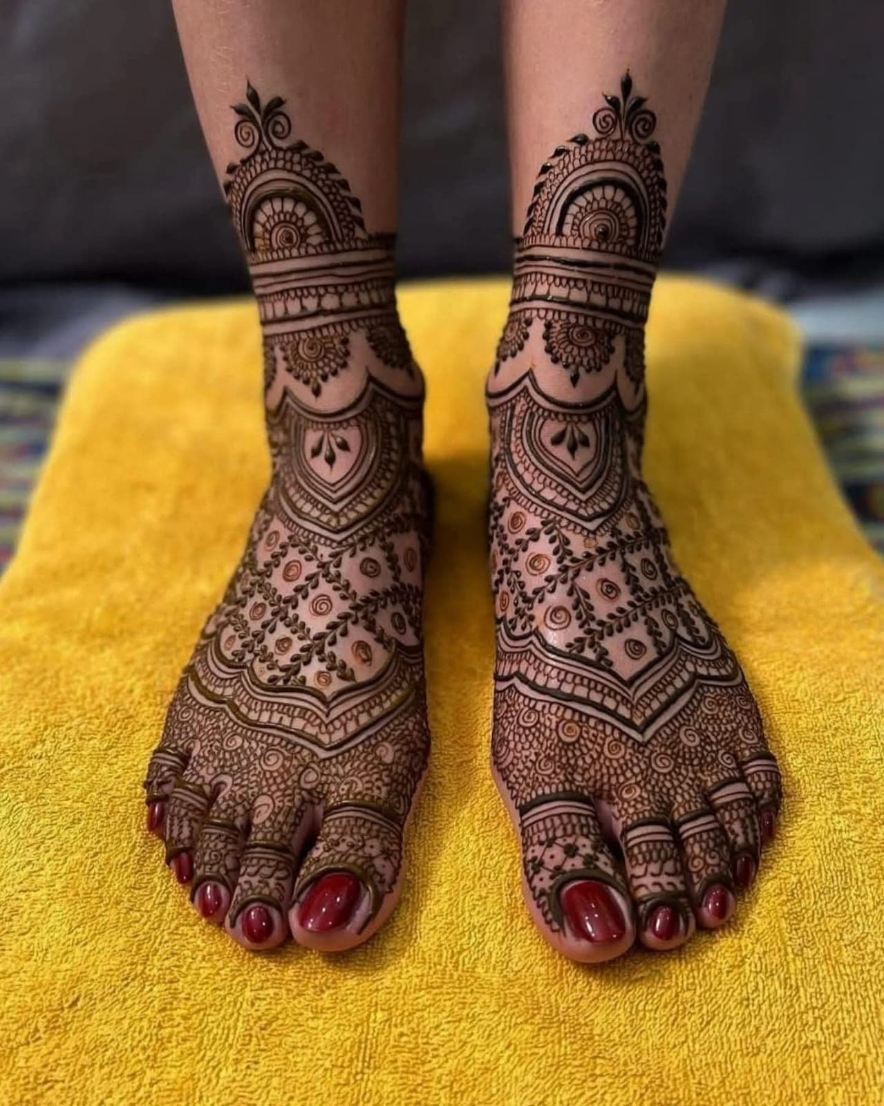 Foot Mehndi Mehndi Design by Rishi Mehndi Art in Gurugram