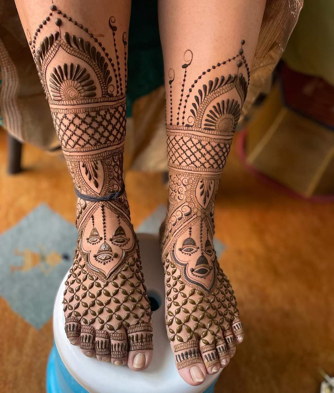 Foot Mehndi Mehndi Design by Rishi Mehndi Art in Gurugram